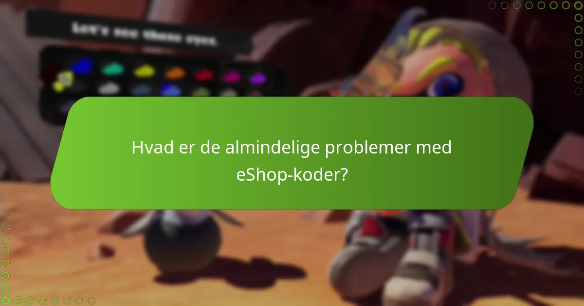 Hvordan indløser jeg eShop-koder i Splatoon 3?