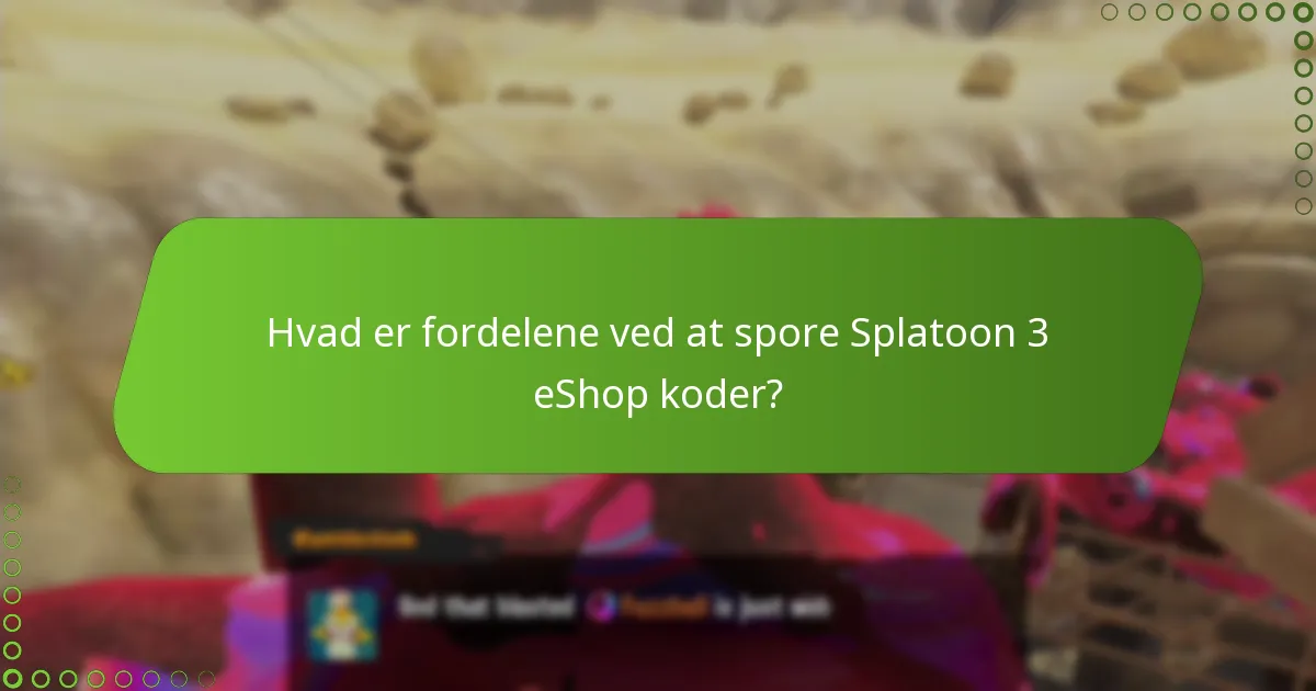 Hvad er de almindelige problemer med Splatoon 3 eShop kodeovervågning?