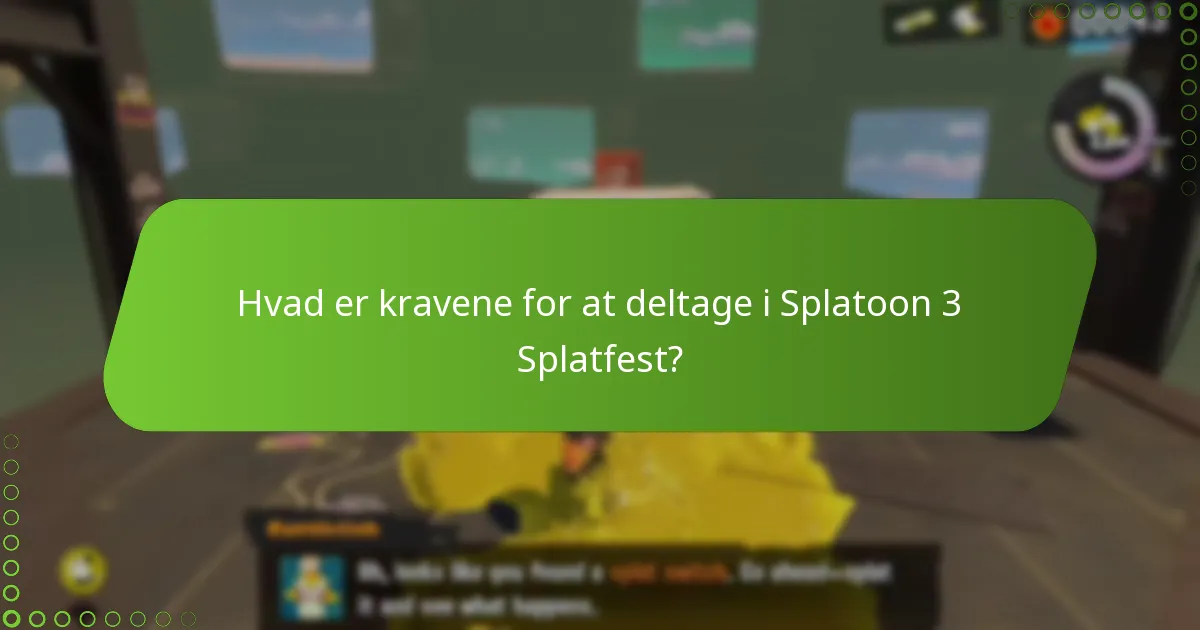 Hvilke belønninger kan spillere tjene ved deltagelse i Splatfest?