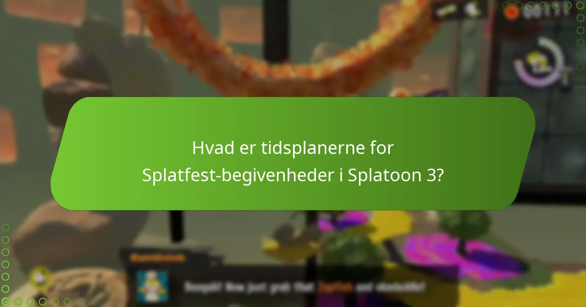 Hvordan kan spillere sætte påmindelser for Splatfest-begivenheder?