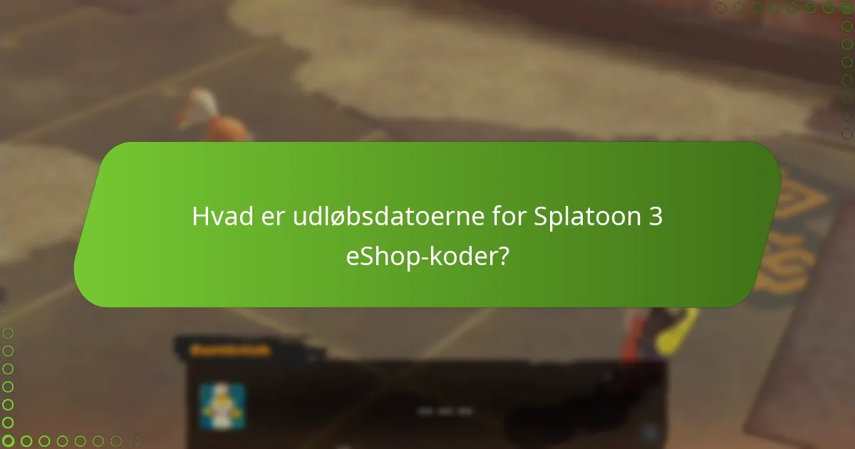 Hvad er politikkerne omkring Splatoon 3 eShop-koder?