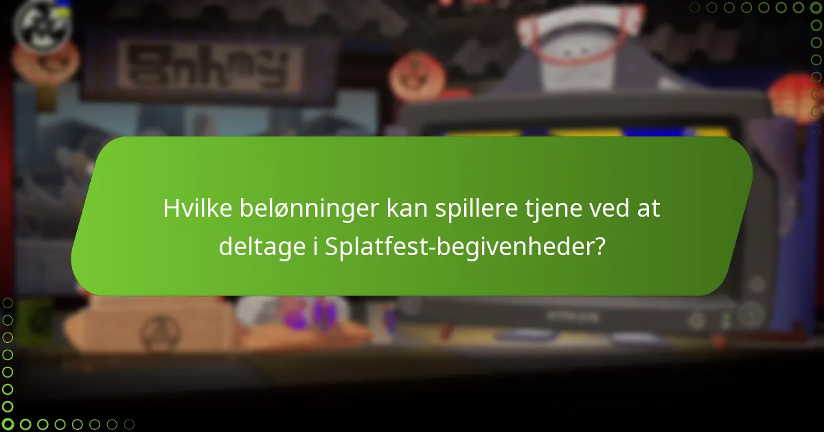 Hvordan sammenlignes denne Splatfest med tidligere begivenheder?