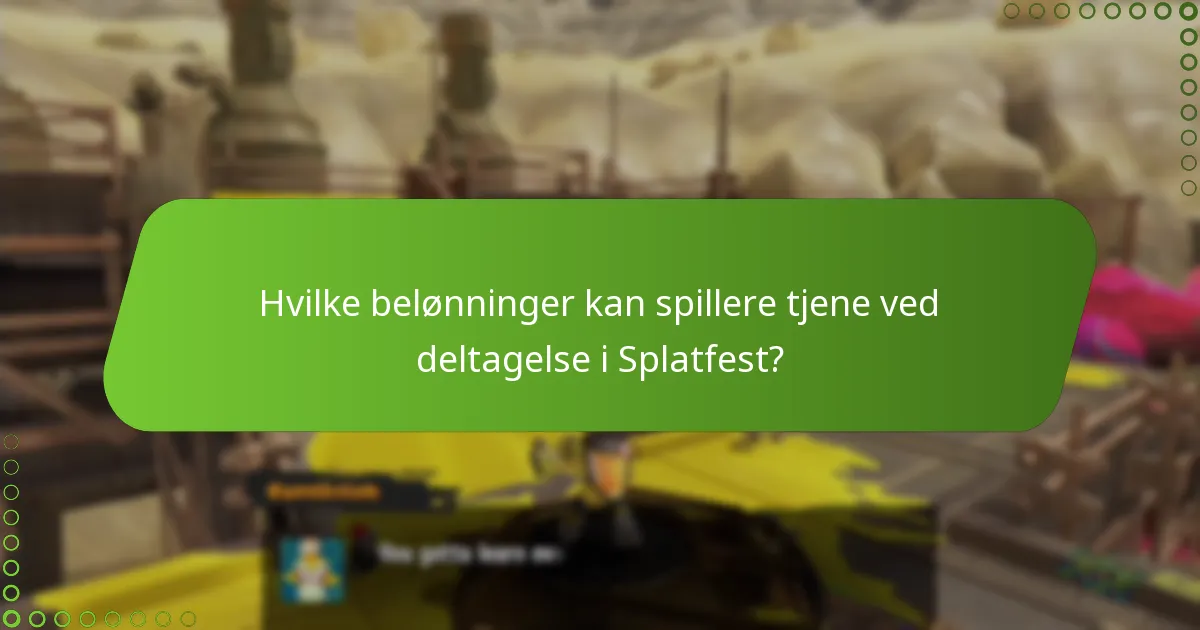 Hvilke strategier kan forbedre Splatfest-præstationen?
