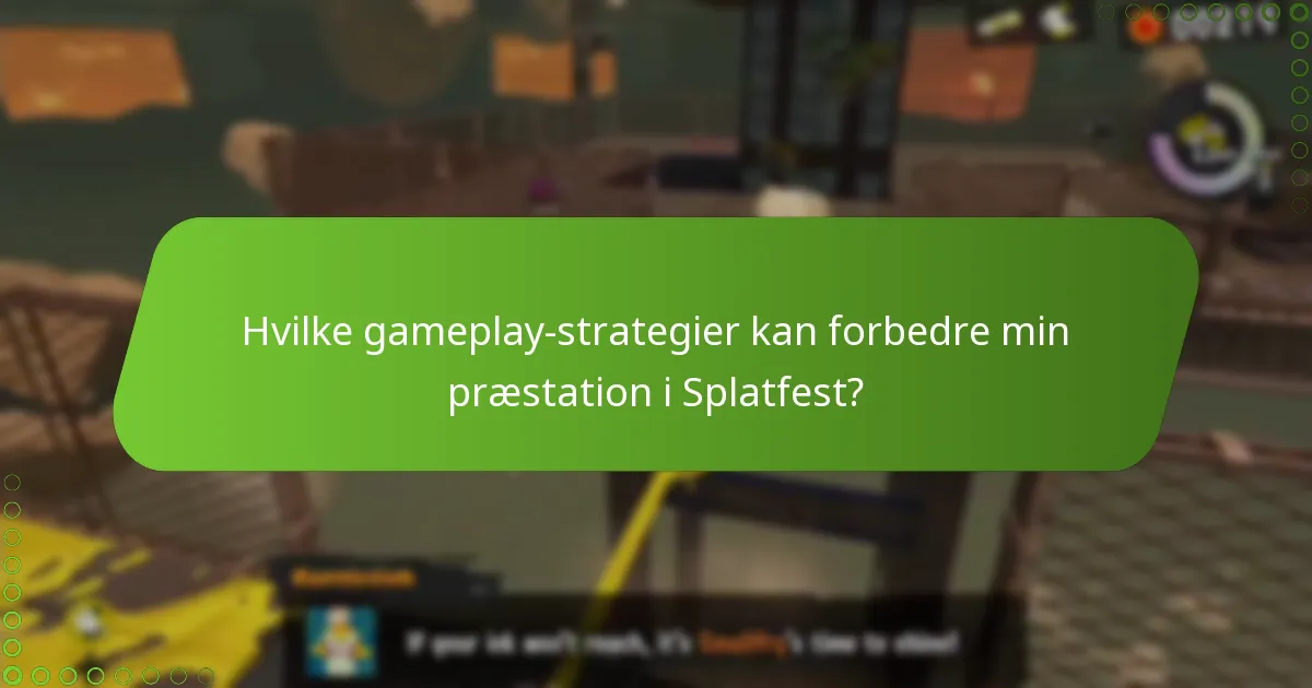 Hvilke almindelige faldgruber bør jeg undgå under deltagelse i Splatfest?