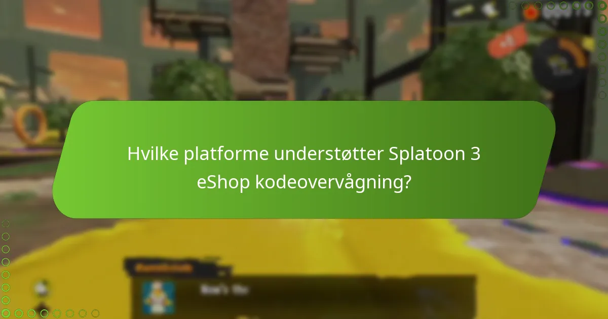 Hvor kan jeg finde Splatoon 3 eShop koder?