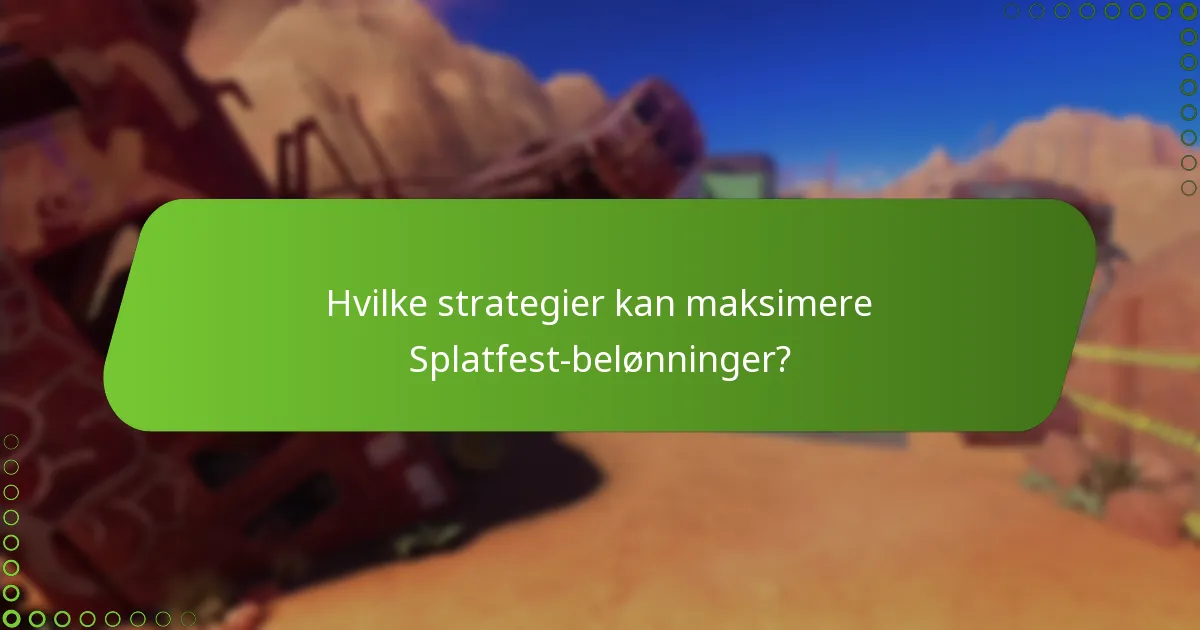Hvordan bestemmes fordelingen af Splatfest-belønninger?