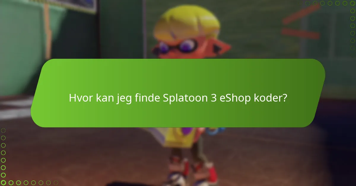 Hvad er fordelene ved at spore Splatoon 3 eShop koder?