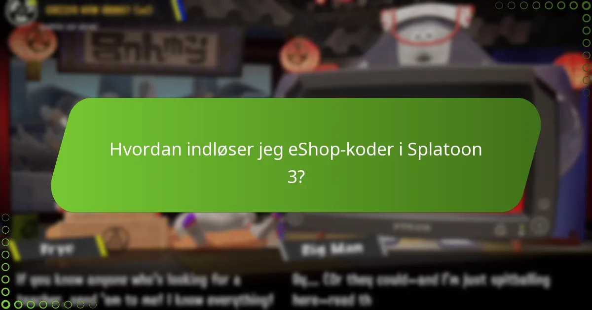 Hvordan sammenlignes Splatoon 3 eShop-koder med andre spil-koder?