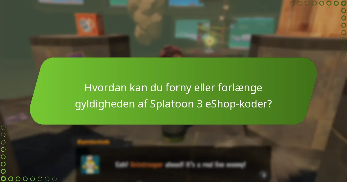 Hvor kan du købe Splatoon 3 eShop-koder?